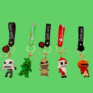 Nightmare before Christmas Halloween Character Keychains Set